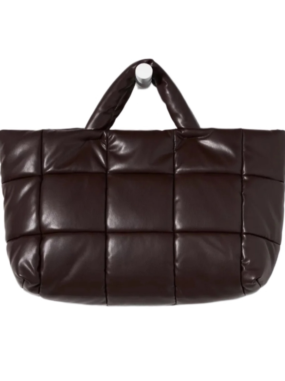 Shiraleah Puffy ToteBag -Brown
